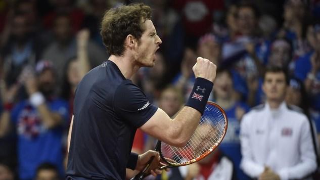 戴维斯杯险胜澳网，穆雷带队取胜